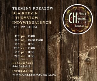 Warsztaty i pokazy dla turystów indywidualnych oraz rodzin Warsztaty i pokazy dla turystów indywidualnych oraz rodzin